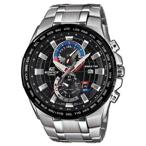 Image of satineret rustfri stål Edifice quartz multifunktion (5406) Herre ur fra Casio